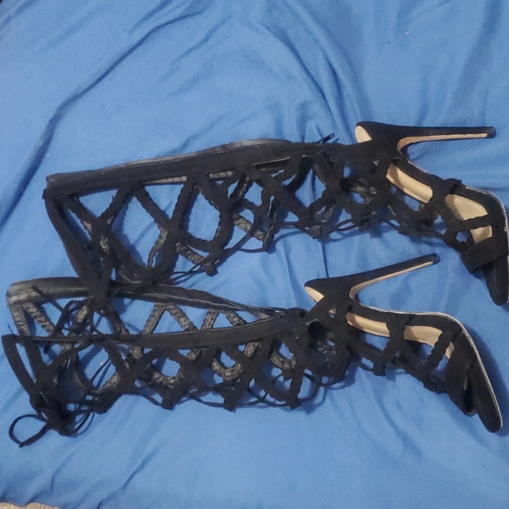 Gladiator style heels